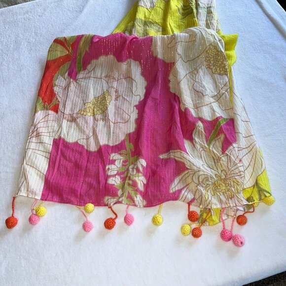 FARM Rio Neon Garden Sarong – Multicolor Swim Cover-Up – One Size - Picture 4 of 12